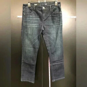 Vera Wang Mid Rise,stretch, Capri/Crop, 5 pocket,belt loop denim jeans